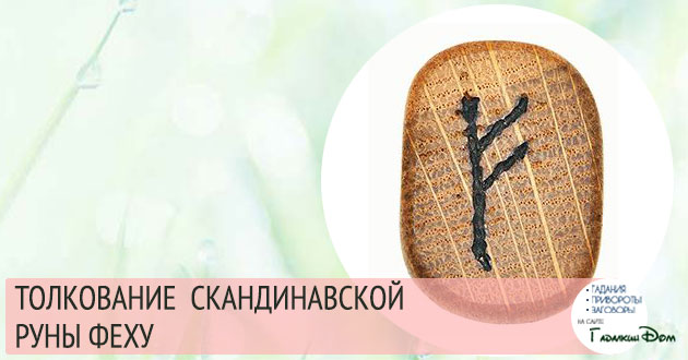 руна феху значение описание толкование