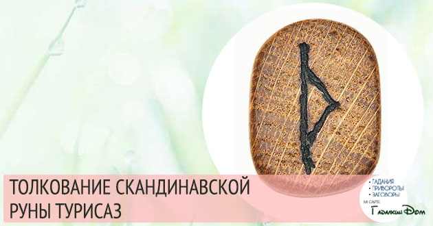 руна турисаз значение описание толкование